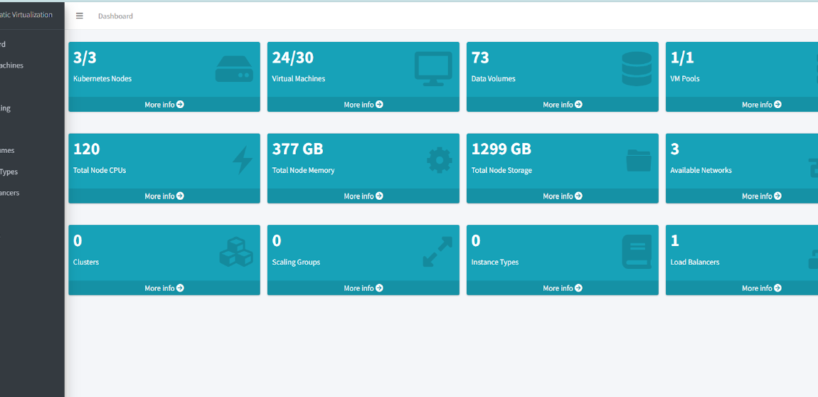 Kubermatic Virtualization application screenshot 1