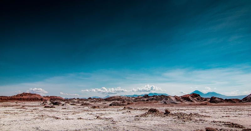 Deserted nature landscape